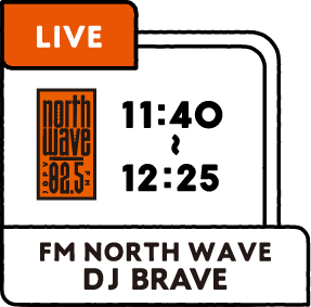 11:40-12:25 FM NORTH WAVE DJ BRAVE